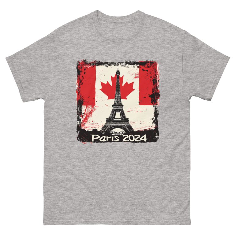 Team Canada Paris 2024 Grey Short-Sleeve Men’s classic tee
