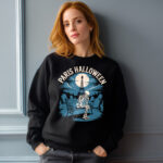 Paris Halloween Sweatshirt: Where Paris Meets Spooky Elegance - Image 6