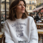 Comfort Colors Sweatshirt Inspired by Paris Café Lifestyle - Image 2