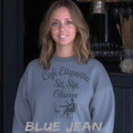 Comfort Colors Sweatshirt Inspired by Paris Café Lifestyle - Image 3