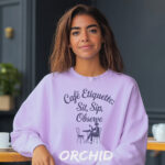 Comfort Colors Sweatshirt Inspired by Paris Café Lifestyle - Image 6
