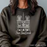 Notre-Dame Éternelle Comfort Colors Sweatshirt for Paris Lovers - Image 2