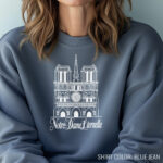 Notre-Dame Éternelle Comfort Colors Sweatshirt for Paris Lovers - Image 3