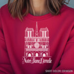 Notre-Dame Éternelle Comfort Colors Sweatshirt for Paris Lovers - Image 5