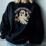 Champagnoween Paris Sweatshirt: Where Spooky Meets Sparkly - Image 5