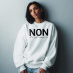 Stylish “NON Et c’est comme ça” sweatshirt designed for Paris lovers - Image 2
