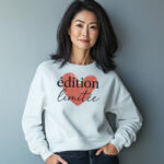 Édition Limitée Sweatshirt – French Valentine Shirt – Paris Gift Her - Image 2
