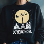 Paris Christmas Sweatshirt Joyeux Noël Black French Holiday Gift