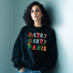 Merry Merry Paris Christmas Sweatshirt for Paris Loving Francophile Women - Image 2