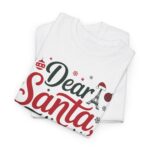 Dear Santa Take Me to Paris White T-Shirt for Women - Image 10