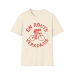 French Paris cycling shirt distressed Tour de France gift - Image 3
