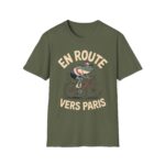 Men’s Paris Cycling Frog Tee – French Tour de France Shirt - Image 3
