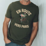 Men’s Paris Cycling Frog Tee – French Tour de France Shirt