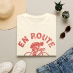 French Paris cycling shirt distressed Tour de France gift - Image 4