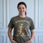 Waterloo 1815 Great Farewell Tour T-Shirt – Funny Napoleon French History Tee | Comfort Colors - Image 3